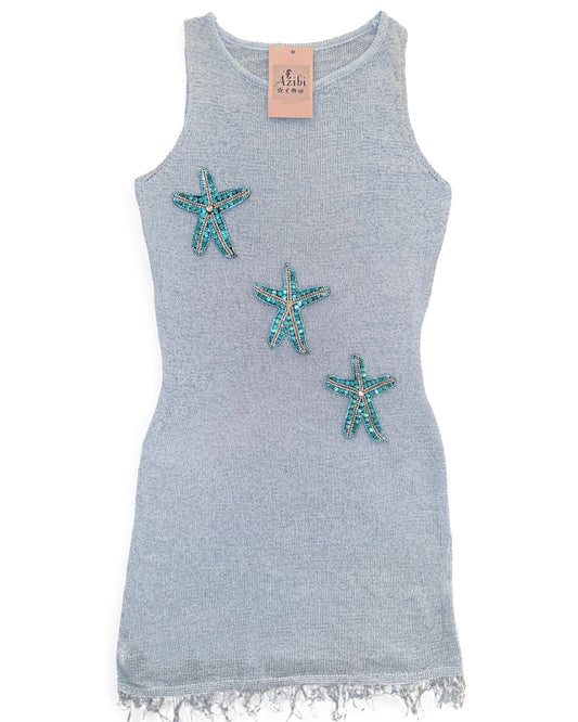 Ariel Blue Starfish Dress